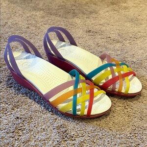 CROCS Women's Multicolor Strappy Sandals